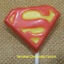 464sp S Man Logo Emblem Chocolate or Hard Candy Lollipop Mold